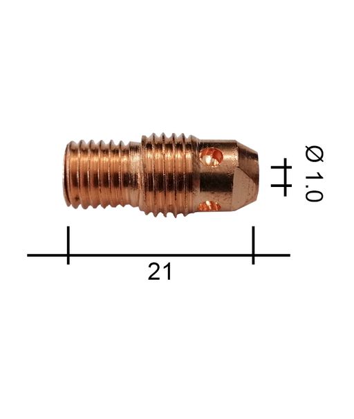 Spannzangenhalter 1,0 21 mm /TE0003-10/13N26/525.2451.0/701.0275-ZVAR/ WIG/9/20 Standard