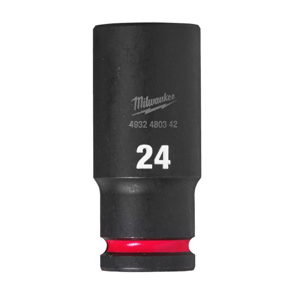 Steckschlüssel 1/2" - Sechskant 24 verlängert SHOCKWAVE™ Milwaukee /4932480342/