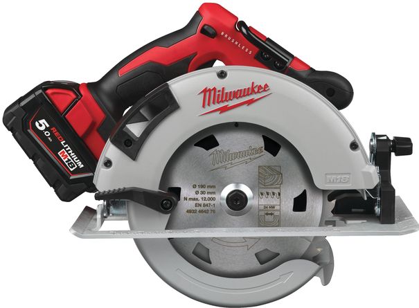 Kreissäge für Holz und Kunststoff 66mm AKU Milwaukee M18BLCS66-502X /4933464590/