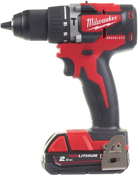 Akku-Bohrhammer - kompakt Milwaukee M18™ M18CBLPD-202C /4933464320/